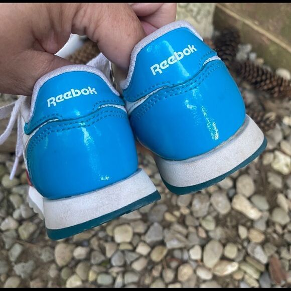 Reebok Classic Red/white/Blue Leather Youth Boys Athletic ShoesSneakers Size 9.5 - Picture 7 of 7